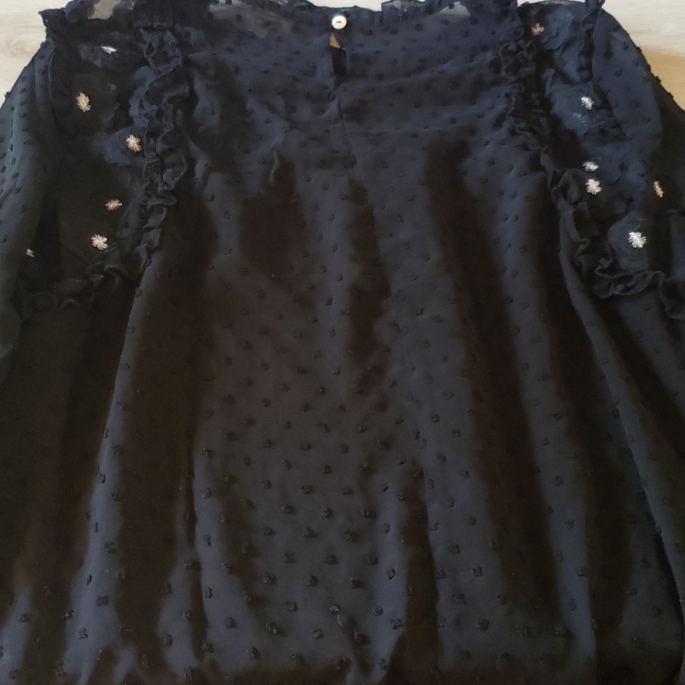 ♥️New Pol dot lace top - Picture 10 of 11